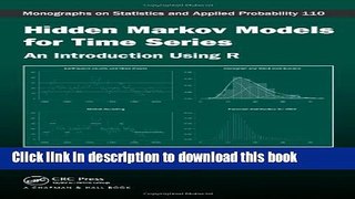 Read Hidden Markov Models for Time Series: An Introduction Using R (Chapman   Hall/CRC Monographs