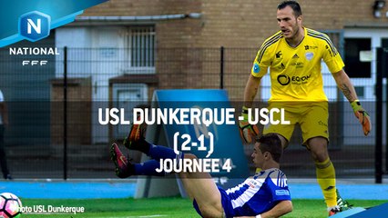 J4 : USL Dunkerque - USCL (2-1), le résumé