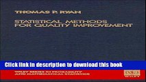 Read Statistical Methods for Quality Improvement  Ebook Free