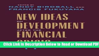 [Get] New Ideas on Development after the Financial Crisis (Forum on Constructive Capitalism)