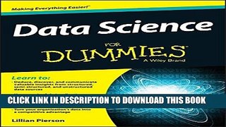 [PDF] Data Science For Dummies Full Collection