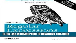 [PDF] Mastering Regular Expressions Full Online