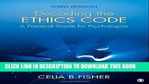 [PDF] Decoding the Ethics Code: A Practical Guide for Psychologists Full Online