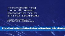 [Download] Modelling Nonlinear Economic Time Series (Advanced Texts in Econometrics (Paperback))