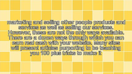 Proven Ways Make Money Through Your Website