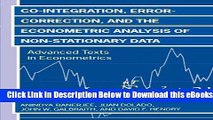 [Download] Co-integration, Error Correction, and the Econometric Analysis of Non-Stationary Data