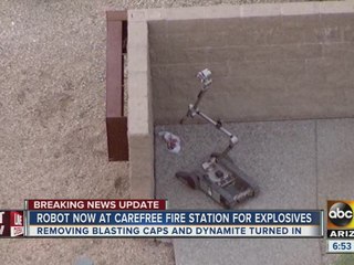 Carefree Fire Department evacuated due to possible explosives