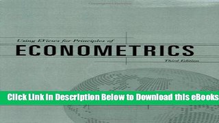 [Download] Using EViews for Principles of Econometrics Online Books