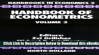 [Reads] Handbook of Econometrics, Volume 3 Online Books