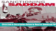 [PDF] Sanctioning Saddam: The Politics of Intervention in Iraq Free Online