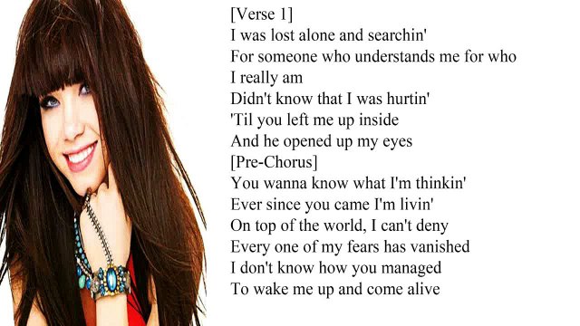 Carly Rae Jepsen Higher Lyrics