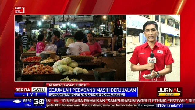 PD Pasar Jaya Segera Renovasi Pasar Rumput Manggarai