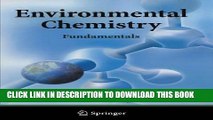 [PDF] Environmental Chemistry: Fundamentals Popular Online