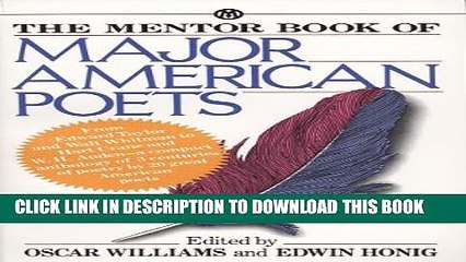 [PDF] The Mentor Book of Major American Poets [Full Ebook]