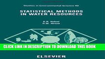 Collection Book Statistical Methods in Water Resources (Studies in Environmental Science.)