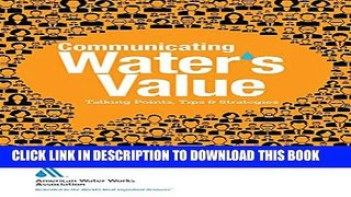 New Book Communicating Water s Value: Talking Points, Tips   Strategies
