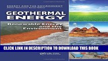 Collection Book Geothermal Energy: Renewable Energy and the Environment