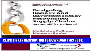 Collection Book Sustainability Delivered: Designing Socially and Environmentally Responsible