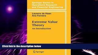 Big Deals  Extreme Value Theory: An Introduction (Springer Series in Operations Research)  Free