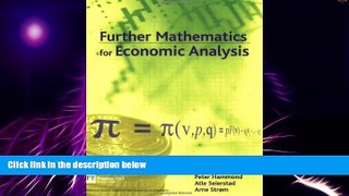 Big Deals  Further Mathematics for Economic Analysis  Free Full Read Best Seller
