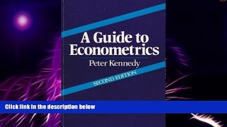 Must Have PDF  Kennedy: A Guide to Econometrics 2ed (Paper)  Free Full Read Most Wanted