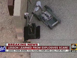 Maricopa County bomb squad called after possible explosive turned in at Carefree fire station