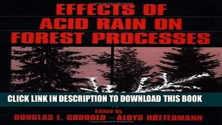 New Book Effects of Acid Rain on Forest Processes
