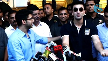 Ranbir Kapoor asks for luck with his arms wide open