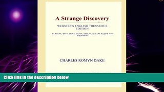 Big Deals  A Strange Discovery (Webster s English Thesaurus Edition)  Free Full Read Most Wanted