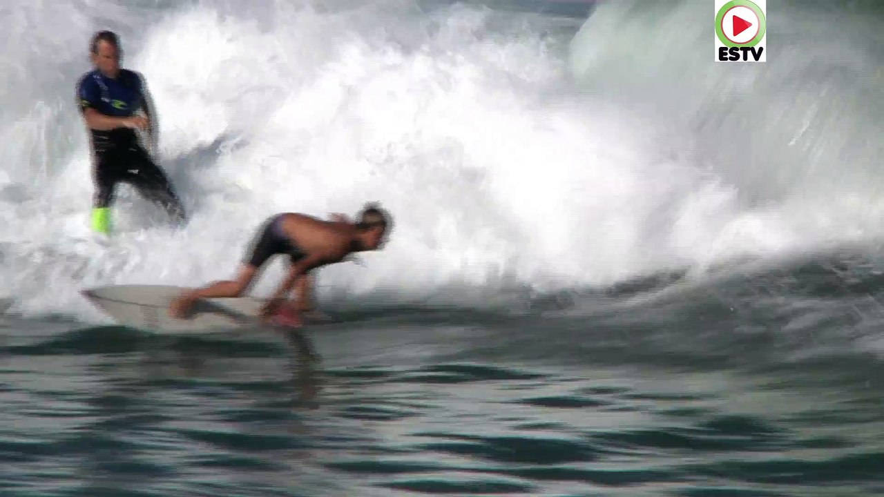 Anglet:  Session sur le bon spot - Euskadi Surf TV