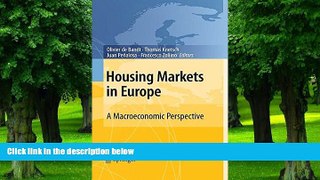 Big Deals  Housing Markets in Europe: A Macroeconomic Perspective  Free Full Read Best Seller