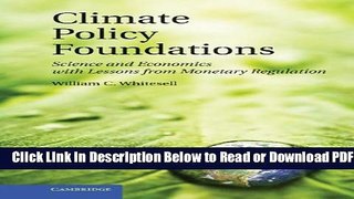 [Get] Climate Policy Foundations: Science and Economics with Lessons from Monetary Regulation Free