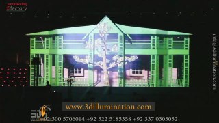 Bugti Stadium Quetta 14th August 2016 Independence Day Event | Building Projection | info@3dillumination.com 0333 5020004, 0322 5185358 , 0303 7777066 | www.3dillumination.com