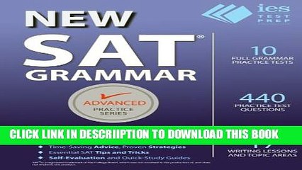[PDF] New SAT Grammar Workbook (Advanced Practice Series) 3rd ed (Volume 8) Popular Online