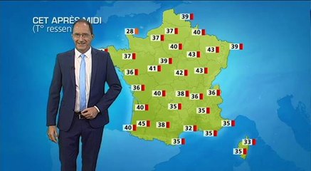 Météo samedi : jusqu'à 45 dans l'après-midi