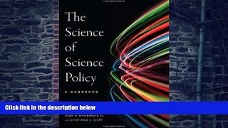 Must Have PDF  The Science of Science Policy: A Handbook (Innovation and Technology in the World