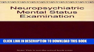 [PDF] The Neuropsychiatric Mental Status Examination Popular Online