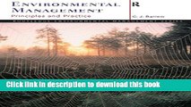 Read Environmental Management for Sustainable Development (Routledge Environmental Management