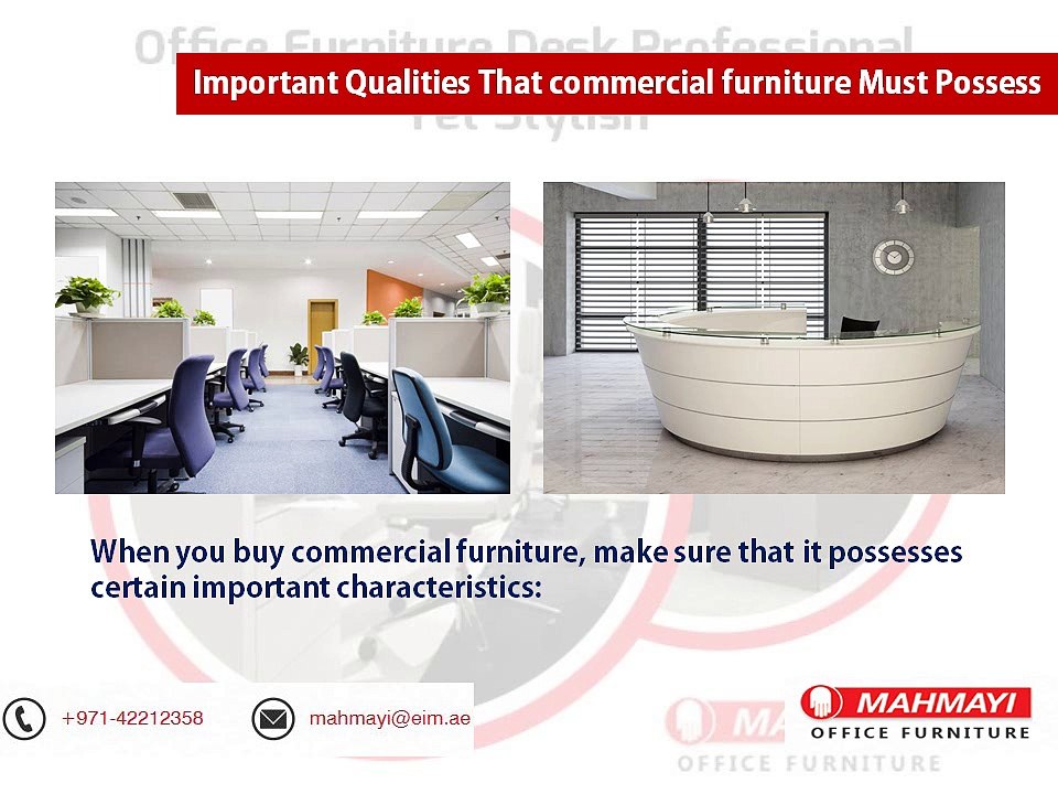 Top Quality Commercial Furniture at Mahmayi
