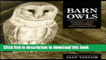 Pdf Download Barn Owls Predator Prey Relationships And