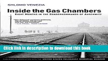 Download Inside the Gas Chambers: Eight Months in the Sonderkommando of Auschwitz  PDF Online