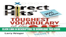 New Book Direct Hits Toughest Vocabulary of the SAT: Volume 2 2011 Edition