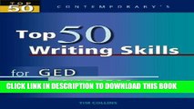 New Book Top 50 Writing Skills for GED Success, Student Text Only (GED Calculators)