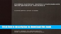 PDF Forecasting with Univariate Box - Jenkins Models: Concepts and Cases (Wiley Series in