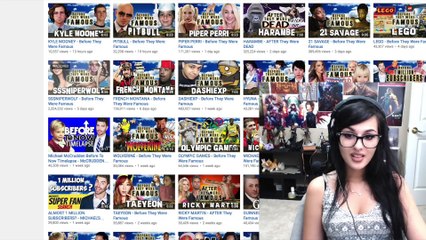 SSSNIPERWOLF REACTS TO -BEFORE THEY WERE FAMOUS-