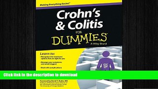 READ BOOK  Crohn s and Colitis For Dummies  GET PDF