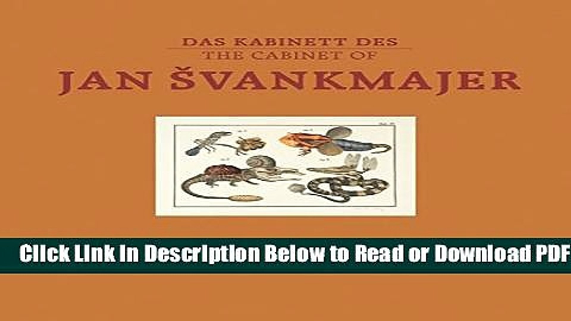 Pdf The Cabinet Of Jan Svankmajer The Pendulum The Pit And