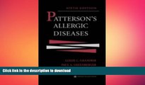 READ  Patterson s Allergic Diseases (Allergic Diseases: Diagnosis   Management (Patterson)) FULL