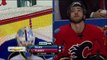 Jake Allen robs TJ Brodie Feb 15 2013 St. Louis Blues vs Calgary Flames NHL Hockey.