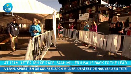 UTMB ®2016 - Zach MILLER devant Ludovic POMMERET et Gediminas GRINIUS - Update#6 - Saturday 11AM